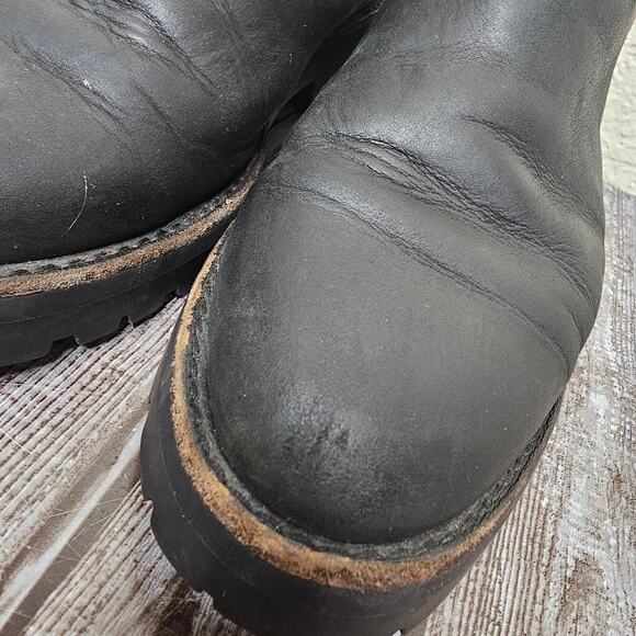 Thursday Boot Co. Legend Chelsea Boot Black Matte Leather Lug Sole Women US 8.5 - Picture 5 of 10